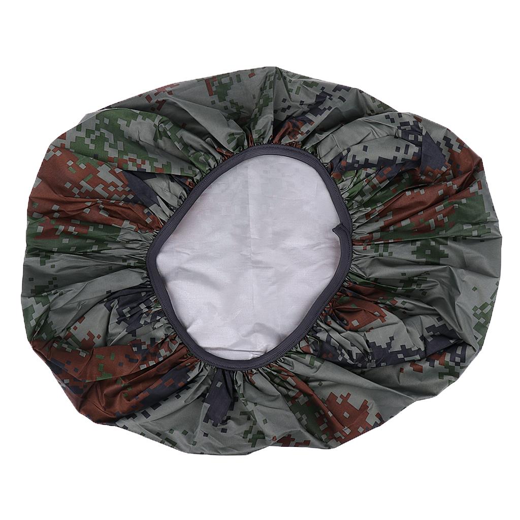 Waterproof Backpack Rucksack Shoulder Bag Rain Dust Cover 35L Digital Camo