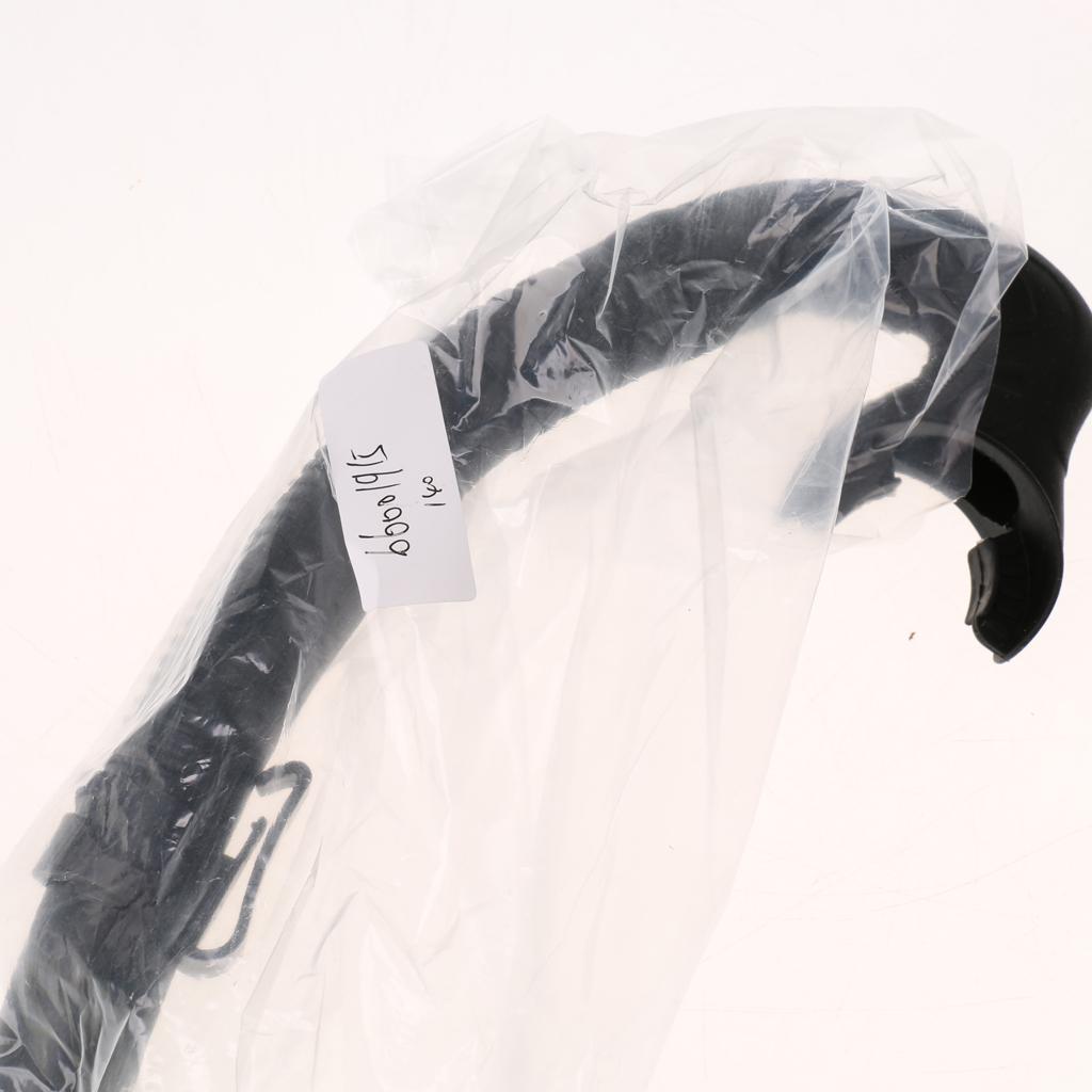 Silicone Wet Breathing Tube Snorkel Scuba Diving Snorkeling Gear Black