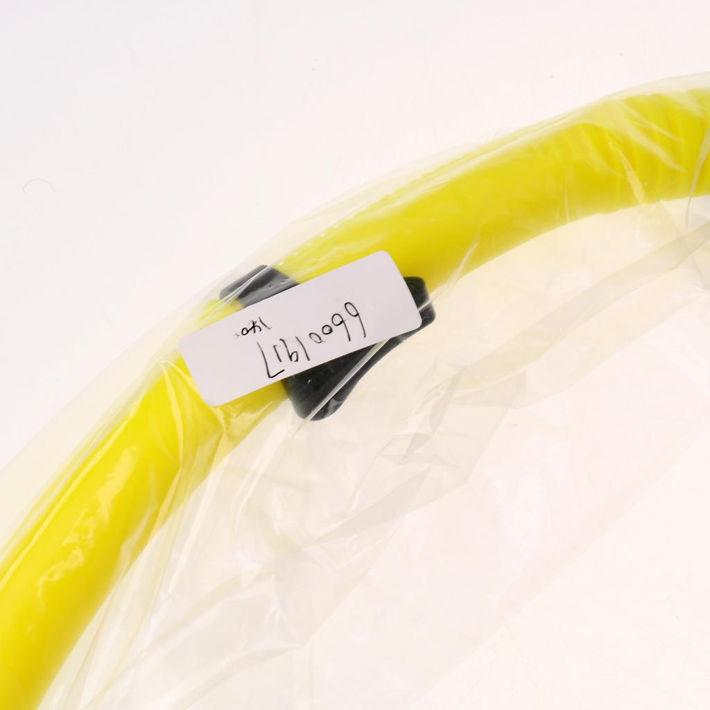 Silicone Wet Breathing Tube Snorkel Scuba Diving Snorkeling Gear Yellow