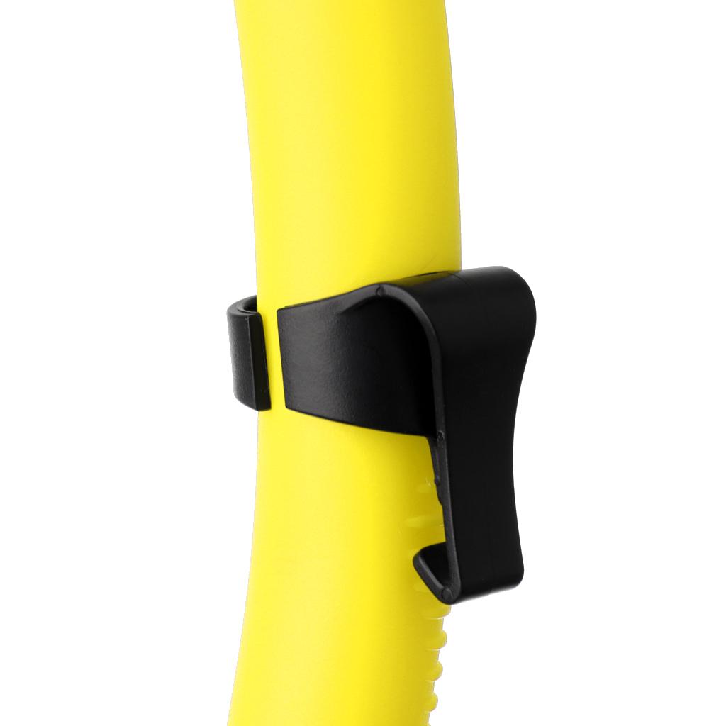 Silicone Wet Breathing Tube Snorkel Scuba Diving Snorkeling Gear Yellow