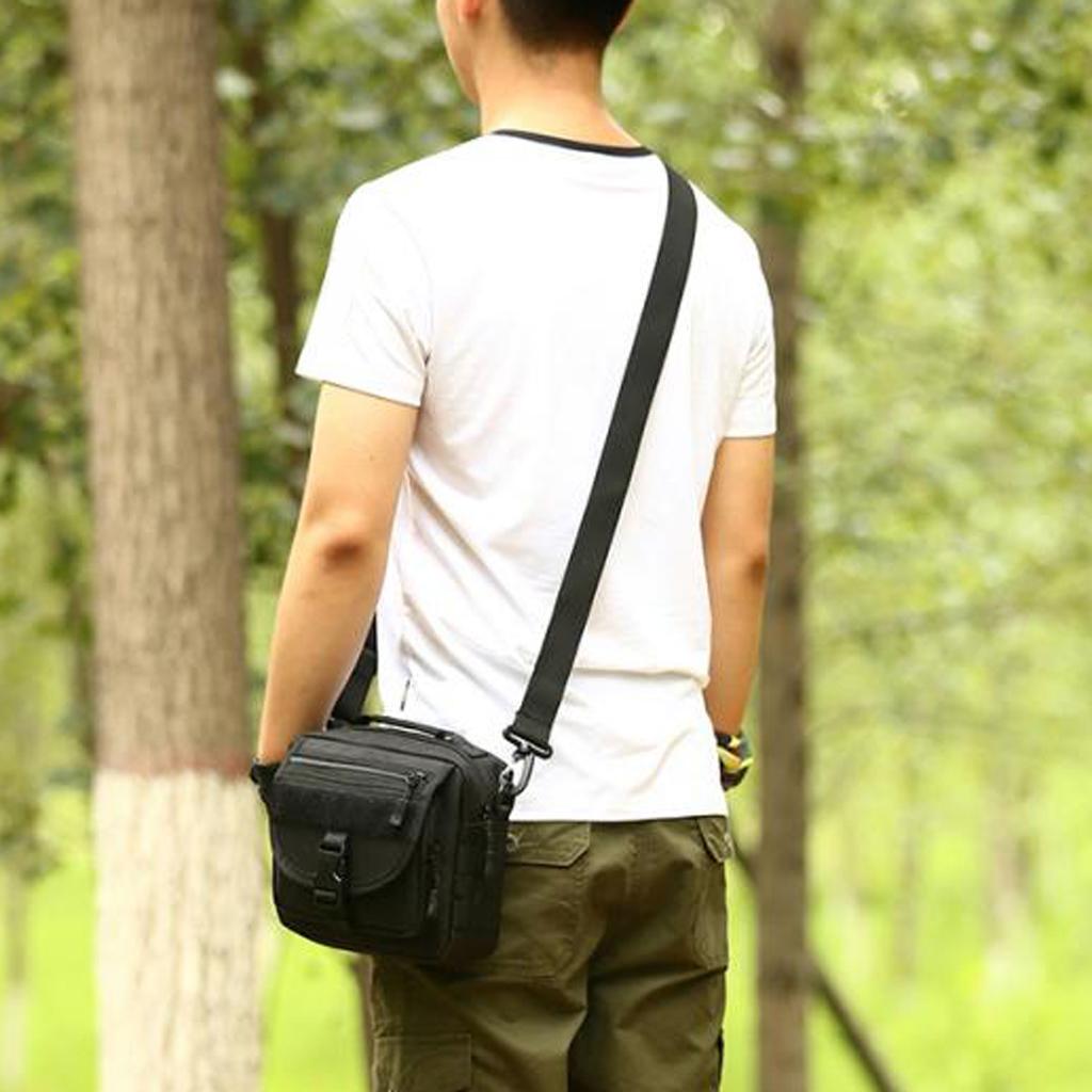 Molle Tactical Casual Handbag Shoulder Bag Military Messenger Bag Black