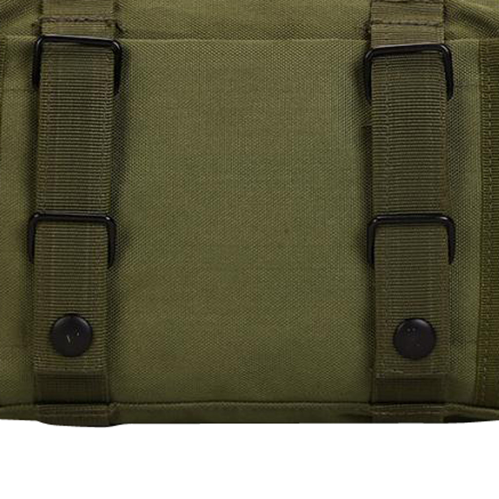 Waterproof Molle Bumbag Waist Pack Outdoor Belt Shoulder Bag Army Green