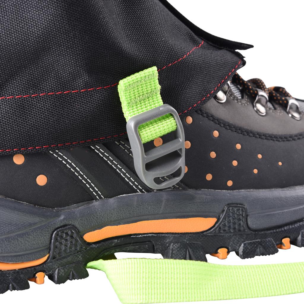 1Pair Waterproof Outdoor Hiking Walking Climbing Snow Legging Gaiter M Black