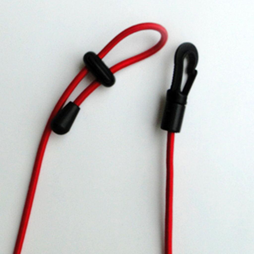 120cm Kayak Canoe Paddle Leash Clip Safety Fishing Rod Tether Holder red