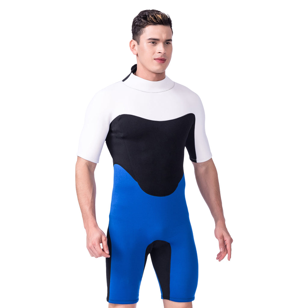 Neoprene 3mm Scuba Wetsuit Mens Shorty Surfing Diving Swimming Jumpsuit XXL