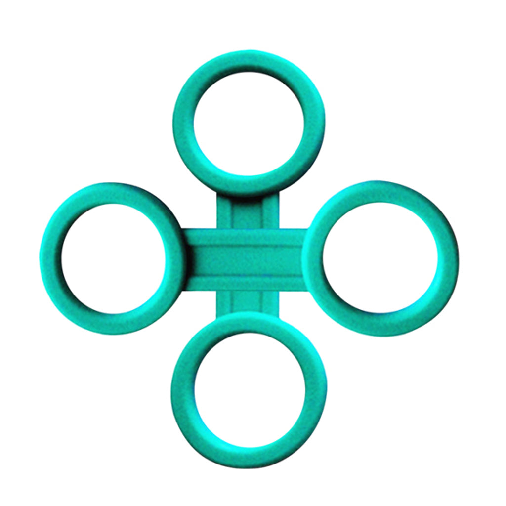 2 Pieces Universal Scuba Diving Silicone Snorkel Keeper Holder Green