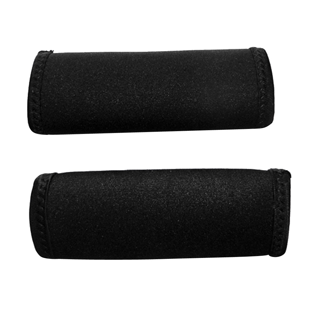 1 Pair Kayak Canoe Paddle Grips with Fastening Tape Prevent Blister Black
