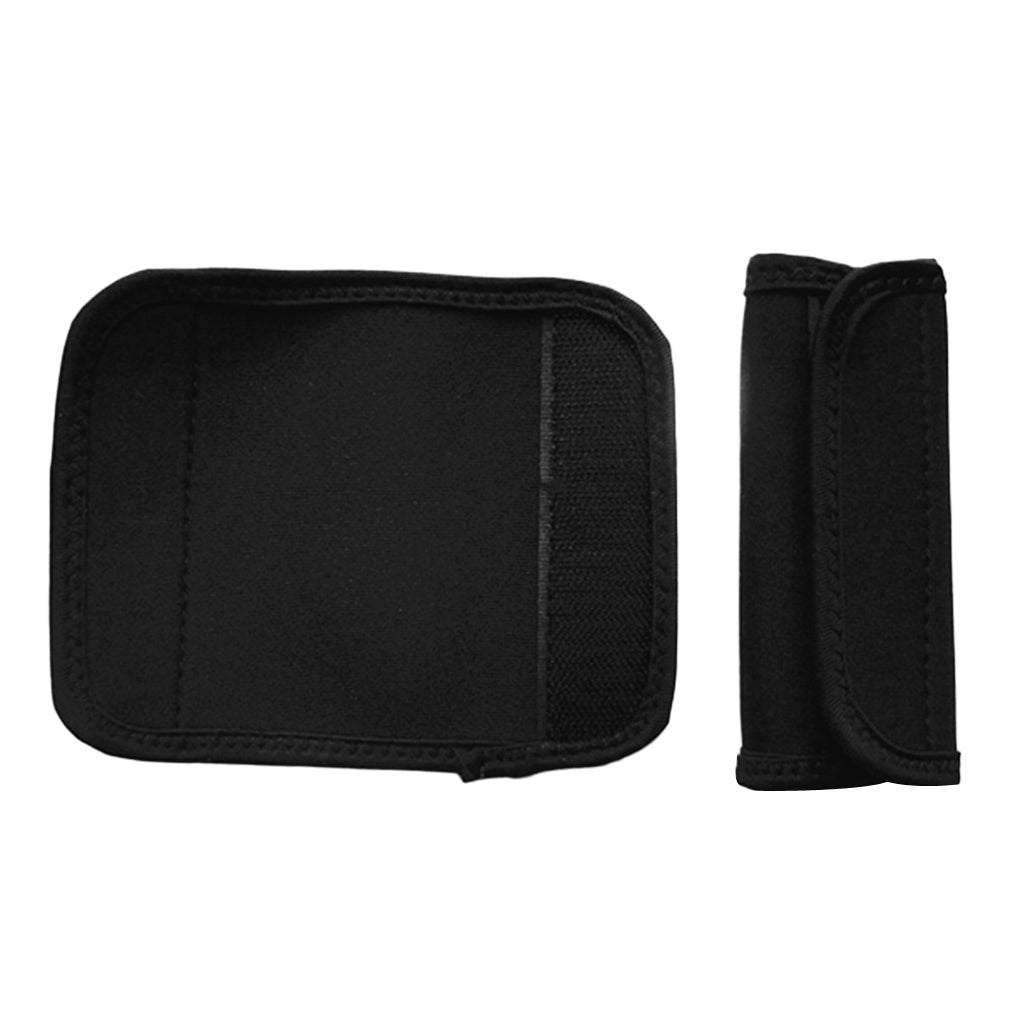 1 Pair Kayak Canoe Paddle Grips with Fastening Tape Prevent Blister Black