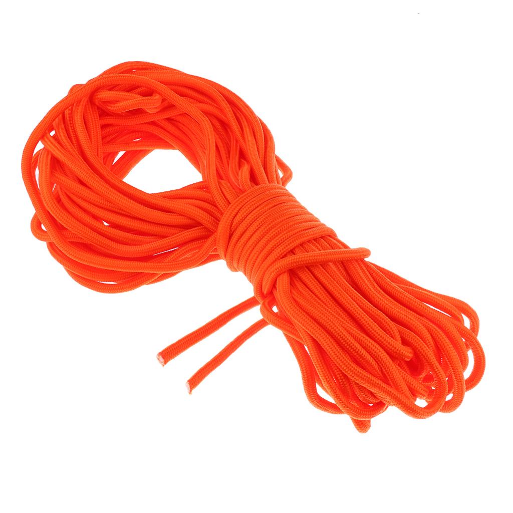 30m Water Rescue Floating Lifeguard Life Saving Rope Float Line Orange 8mm