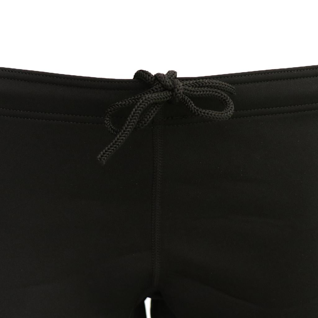 2mm Neoprene Warm Diving Wetsuit Long Pants Snorkel Scuba Surfing L Black