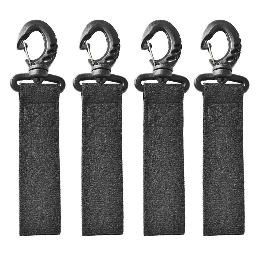 4 Pieces Nylon Kayak Paddle Clips Paddle Holder Paddle Keeper No Drilling