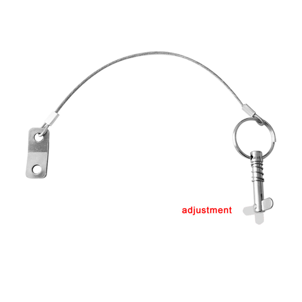 3 Pieces 316 Stainless Steel Boat Bimini Top Quick Release Pins for Lanyard