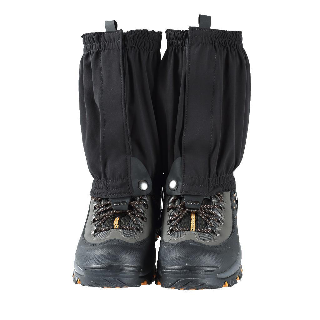 Outdoor Snow Legging Gaiters Cover for Hiking Walking Climbing Hunting Black