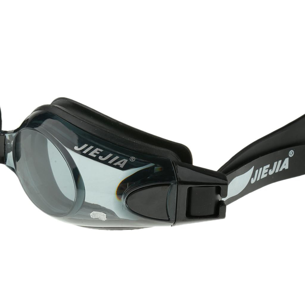 Adult Prescription Myopia Nearsighted Goggles Anti-Fog Swimming Glasses 300