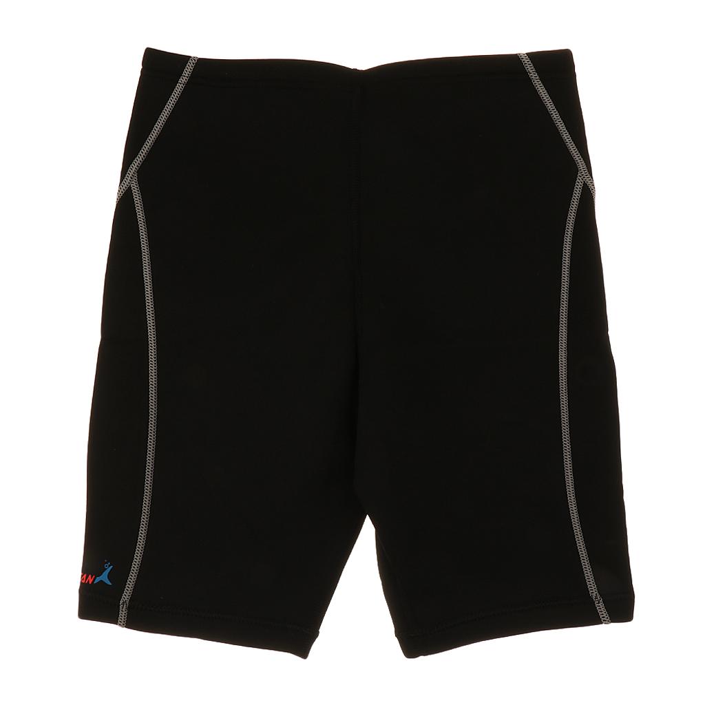 1.8mm Neoprene Wetsuit Shorts Pants Snorkeling Diving Surfing XL Black