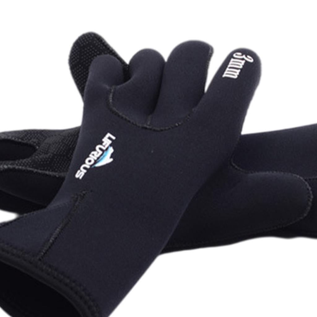 3mm Neoprene Wetsuit Gloves for Snorkel Swimming Surfing Scuba Diving M
