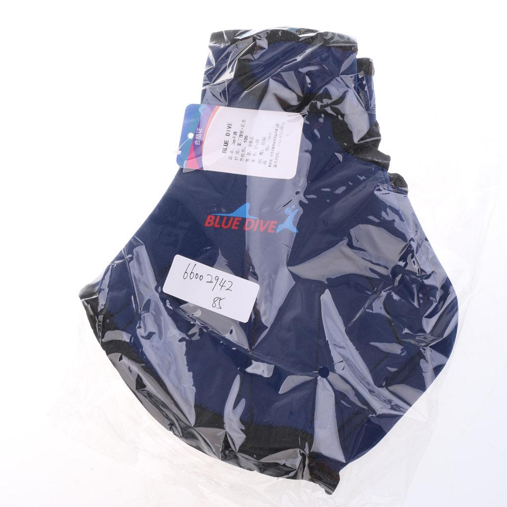 Swimming Diving Training Exercise Hand Paddle Webbed Gloves Neoprene Navy