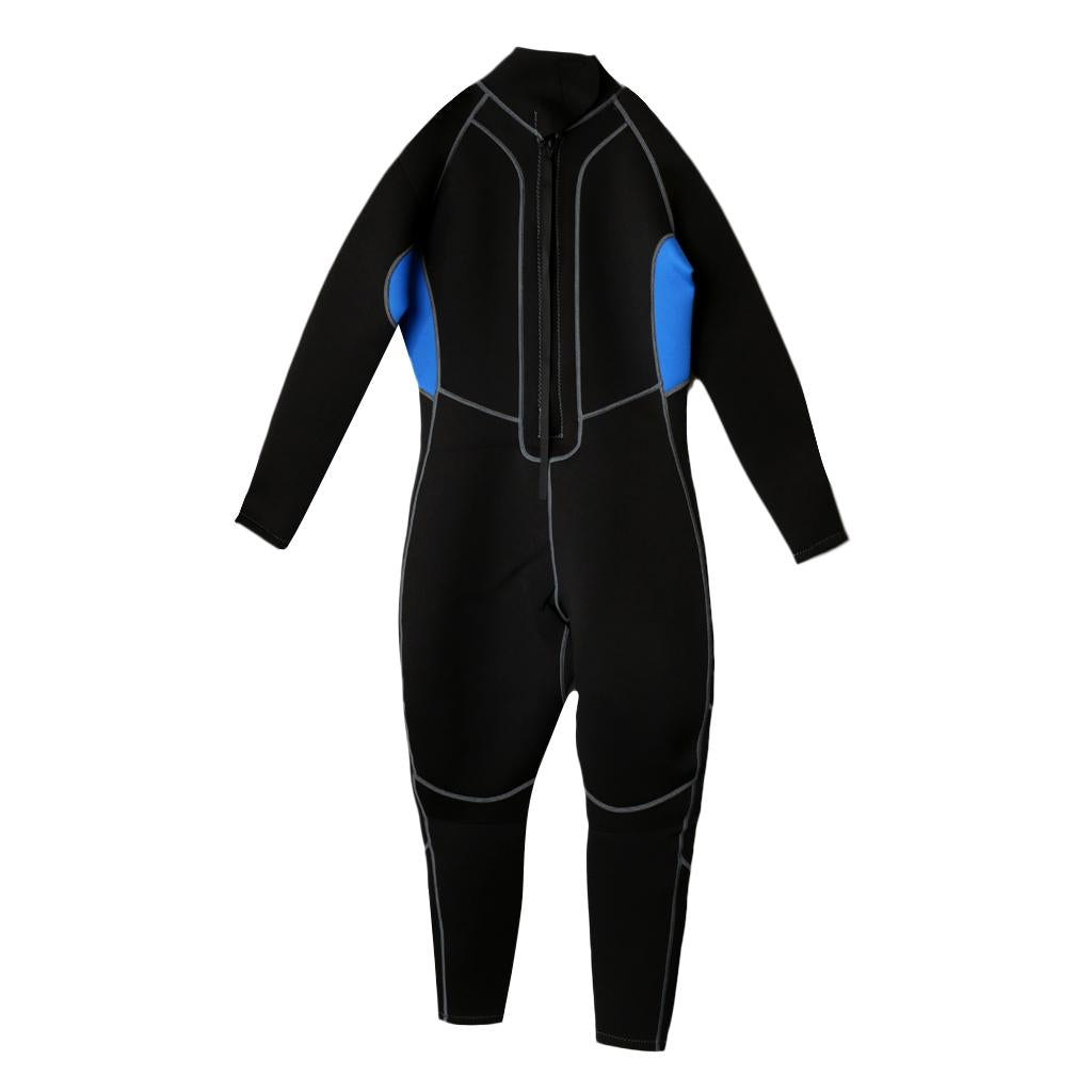 Mens 3mm Neoprene Wetsuit Full Body Super Stretch Diving Suit Surf Skins XL
