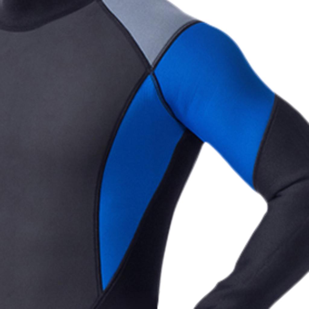 Mens 3mm Neoprene Full Body Wetsuit Dive Surf SCUBA Diving Spearfishing L