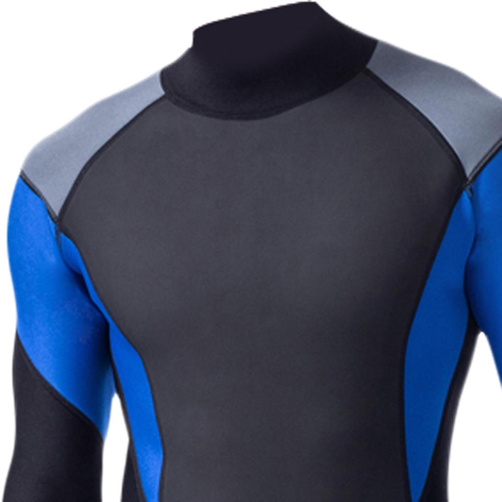 Mens 3mm Neoprene Full Body Wetsuit Dive Surf SCUBA Diving Spearfishing L