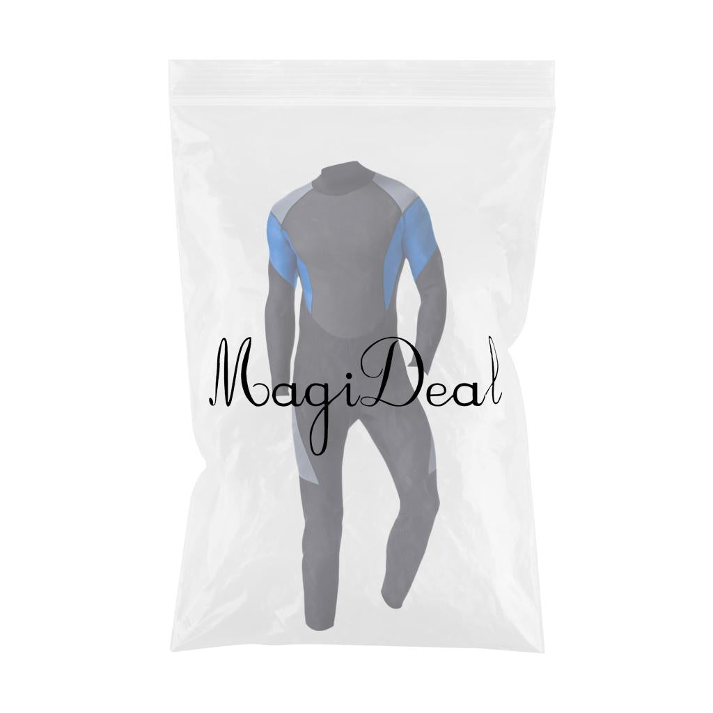 Mens 3mm Neoprene Full Body Wetsuit Dive Surf SCUBA Diving Spearfishing L