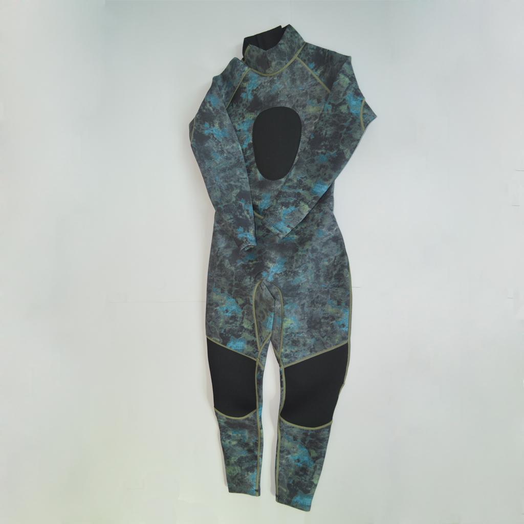 Men 3mm Neoprene Camo Wetsuit for Scuba Diving Spearfishing Snorkeling XL