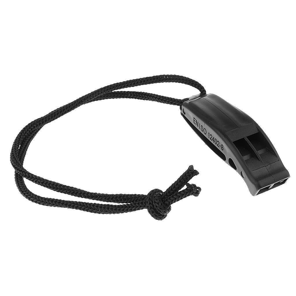 3xSafety Whistle with Lanyard for Boating Hiking Emergency Rescue Signaling