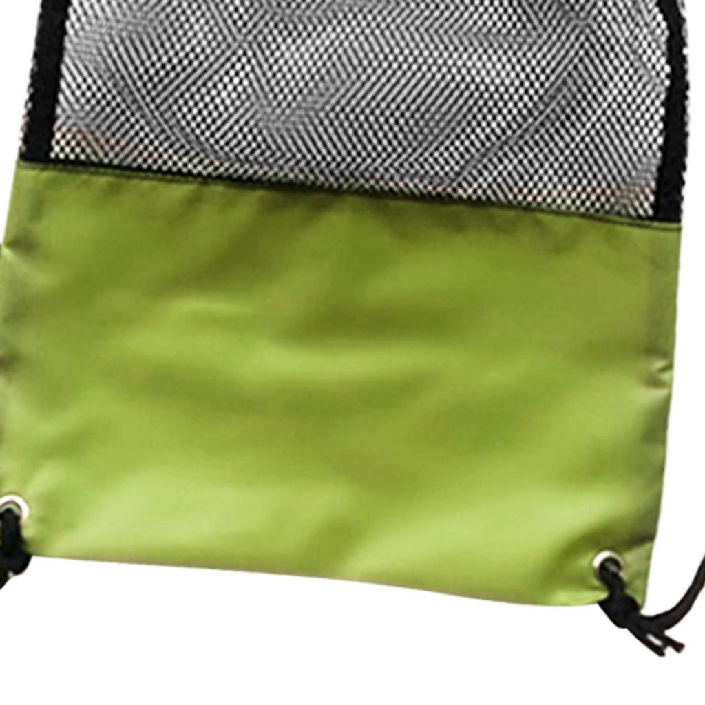 Mesh Drawstring Bag for Snorkeling Scuba Diving  Goggles Mask Army Green