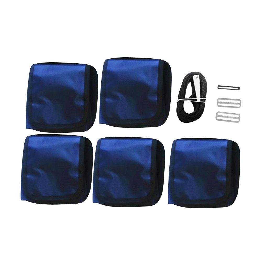 Heavy Duty Scuba Diving Pocket/ Pouch Weight Belts Dive Equipment 5 Pocket