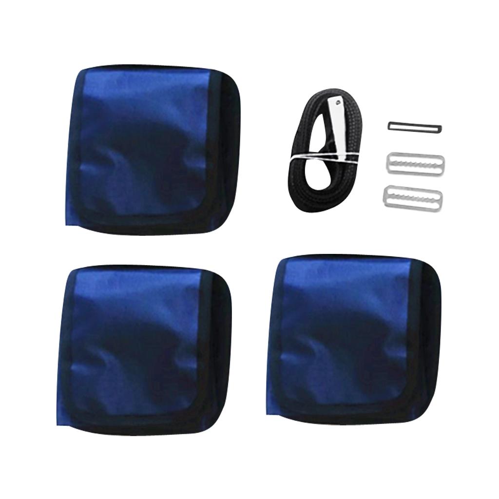 Heavy Duty Scuba Diving Pocket/ Pouch Weight Belts Dive Equipment 3 Pocket