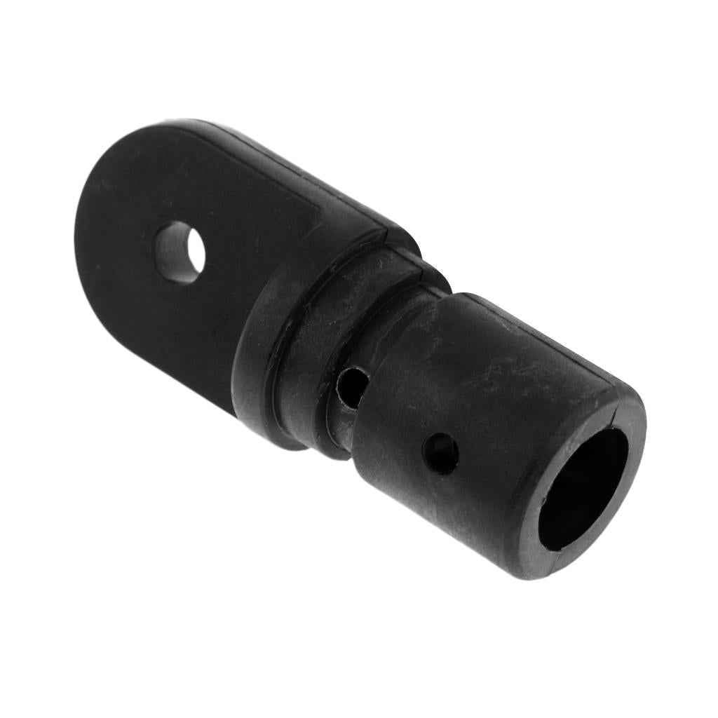 Durable Black Nylon Marine Boat Bimini Top Fitting 22mm 7/8'' Tube Internal Eye End Insert Hardware Accessories