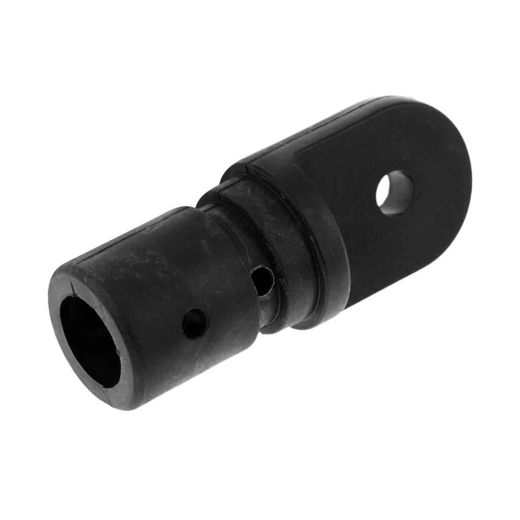 Durable Black Nylon Marine Boat Bimini Top Fitting 22mm 7/8'' Tube Internal Eye End Insert Hardware Accessories