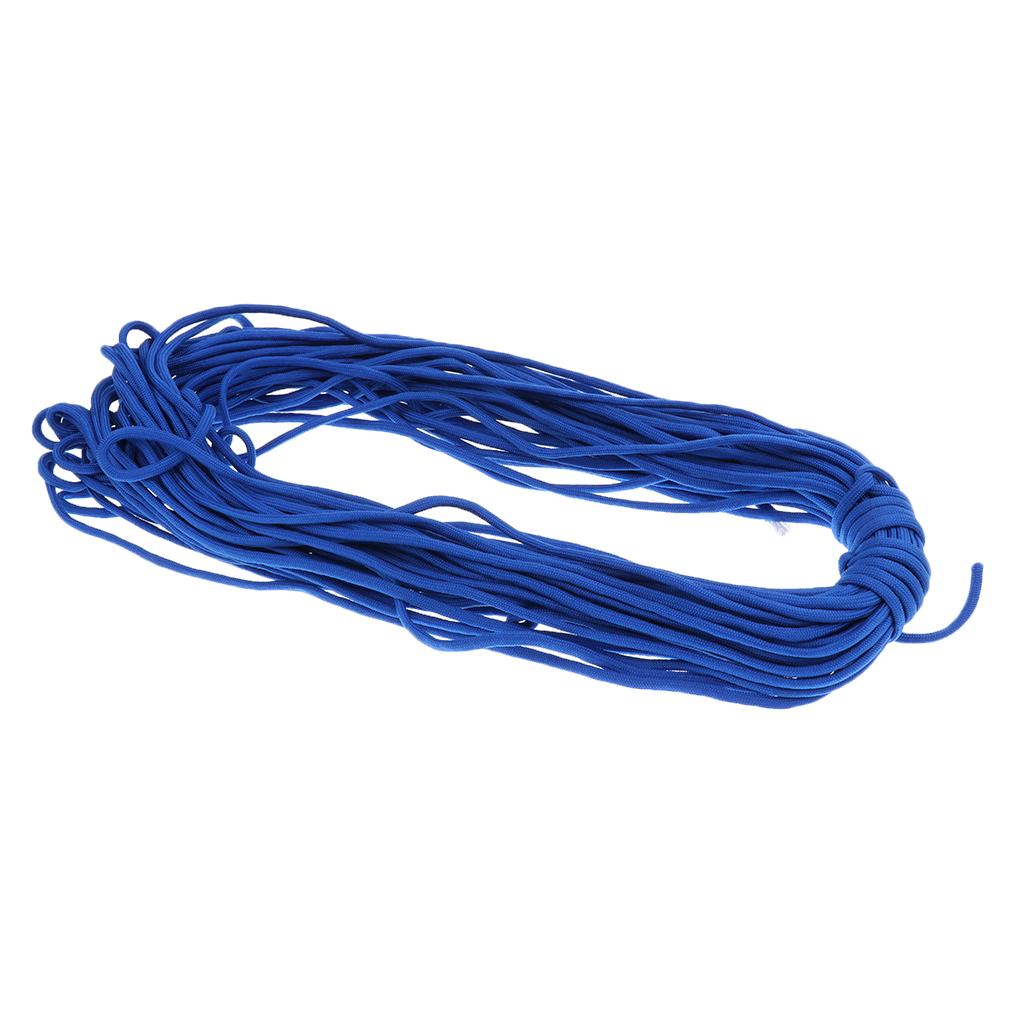 100FT Outdoor Camping Paracord Parachute Cord Rope 7 Strand Core Blue