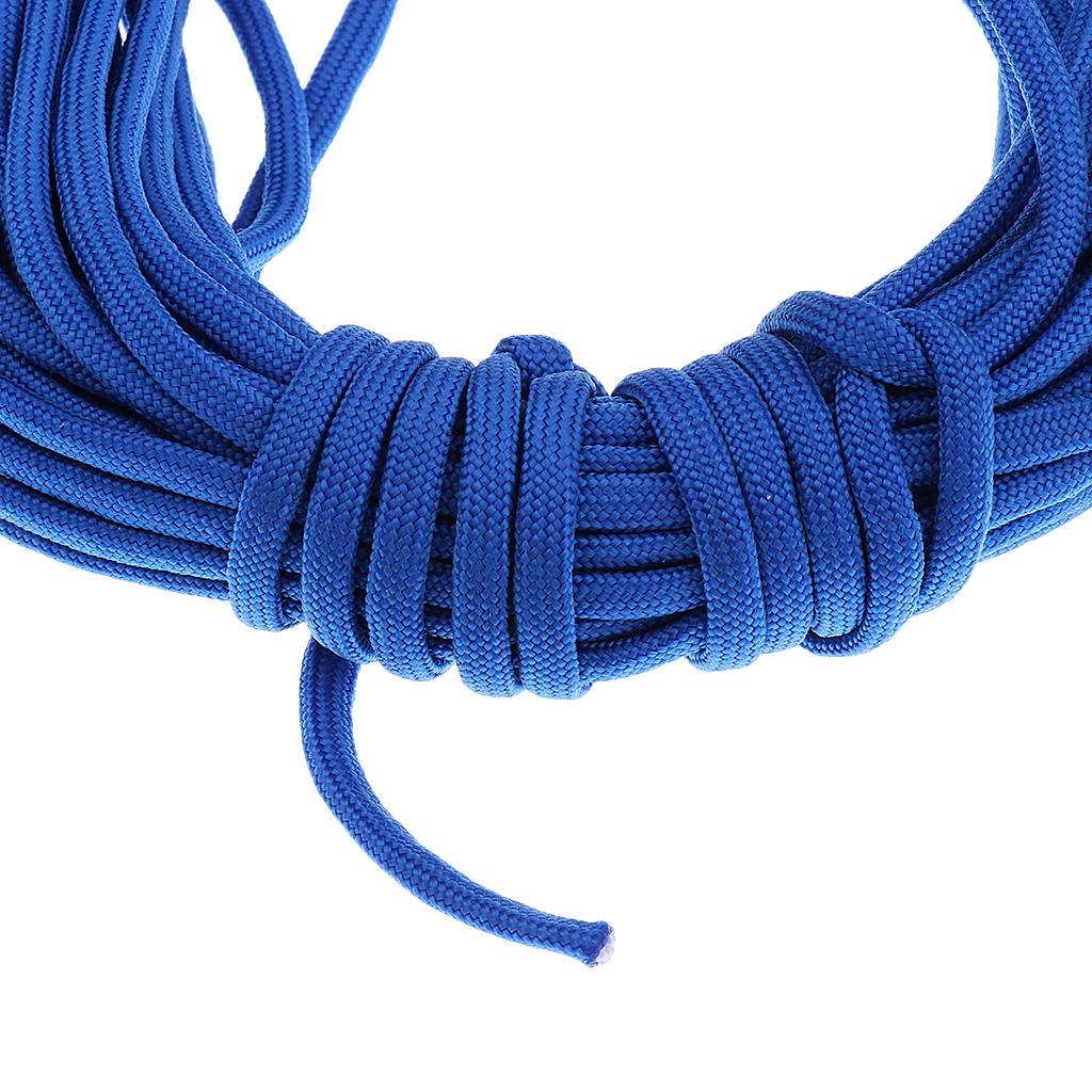 100FT Outdoor Camping Paracord Parachute Cord Rope 7 Strand Core Blue