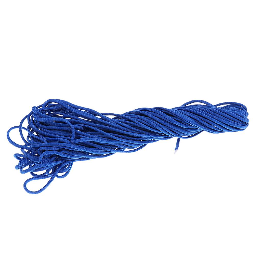 100FT Outdoor Camping Paracord Parachute Cord Rope 7 Strand Core Blue