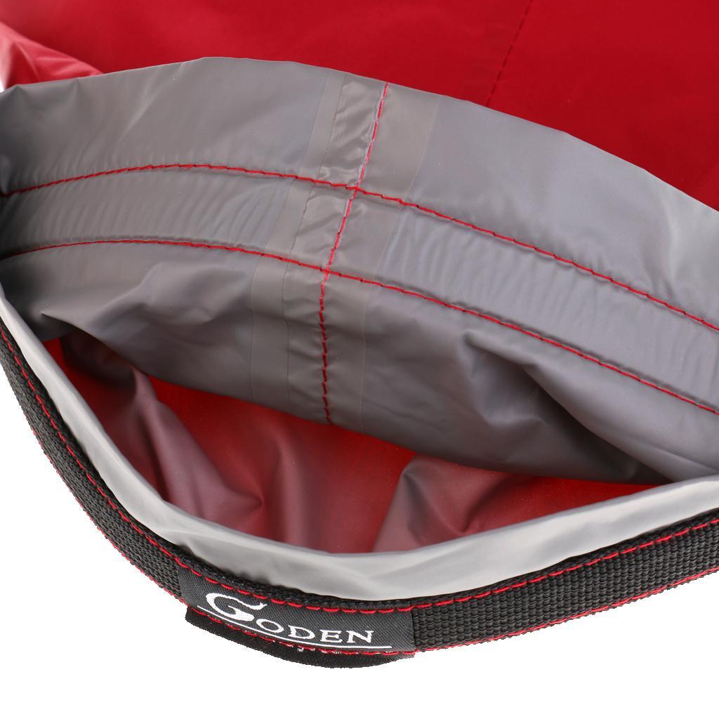 5L Camping   Sack Waterproof Weather Resistant Kayak Hiking Bag Wine Red