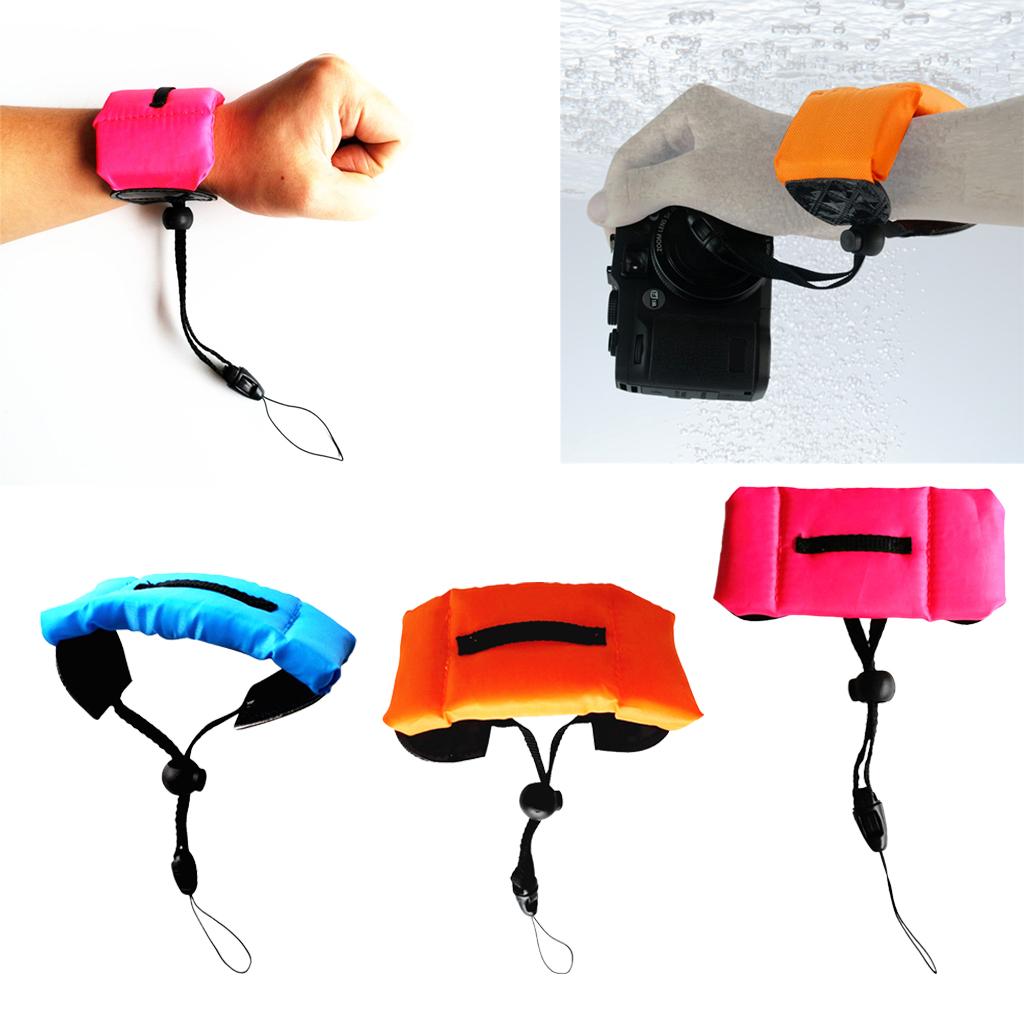 Waterproof Floating Foam Wrist Strap For Waterproof Digital Cameras Rose Red