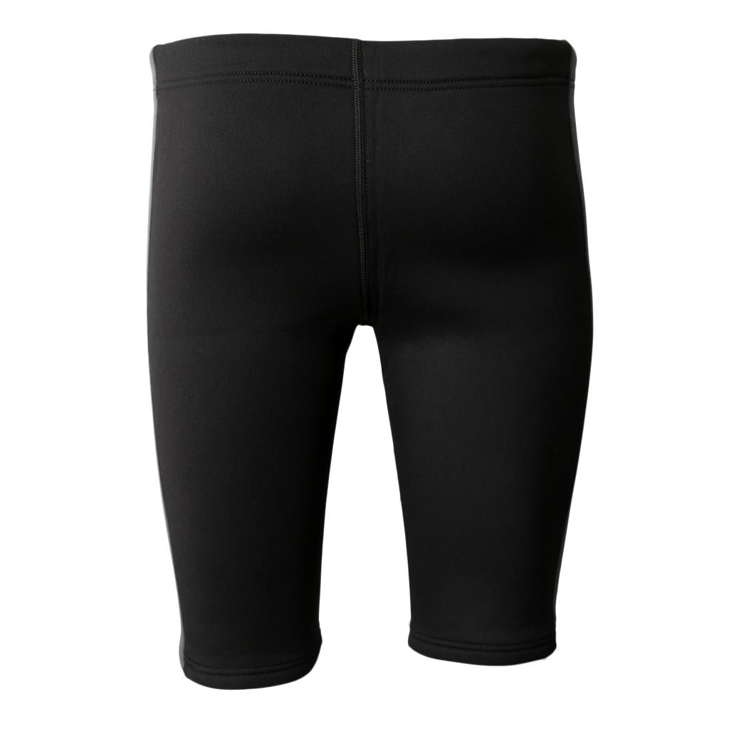 3mm Neoprene Canoe Kayak Surf Swim Cycling Wetsuit Shorts M Grey and Black