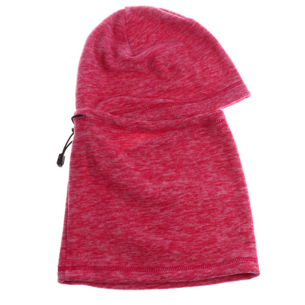Balaclava Motorcycle Winter Ski Cycling Full Face Mask Hat Hot Pink