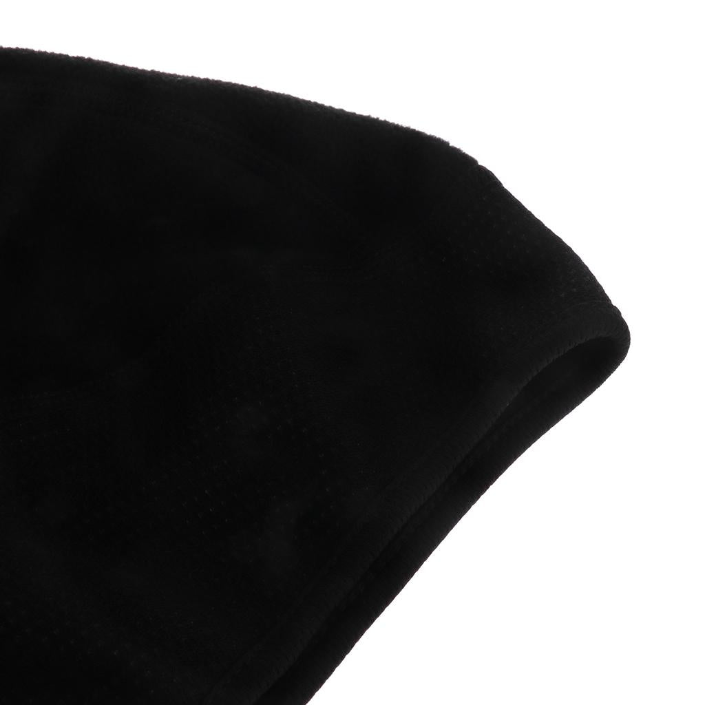 Outdoor Sports Hat Winter Thermal Fleece Cycling Running Ear Warm Cap Black