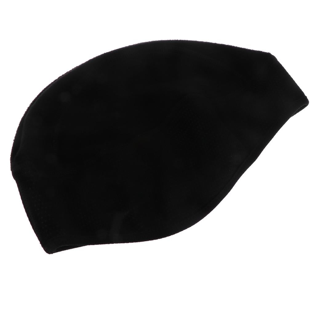 Outdoor Sports Hat Winter Thermal Fleece Cycling Running Ear Warm Cap Black