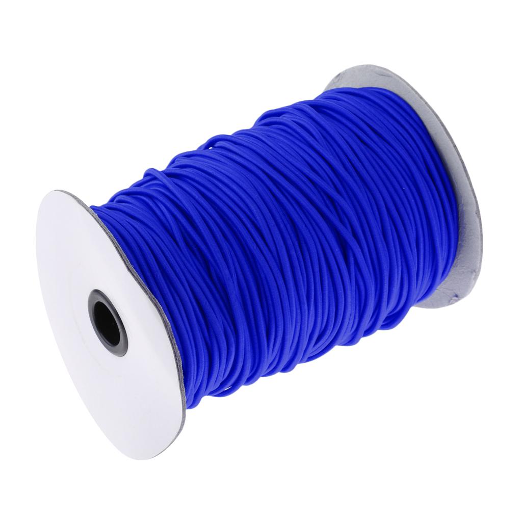 3mm Elastic Bungee Rope Shock Cord Tie Down Boats Trailers Roof Rack 100m