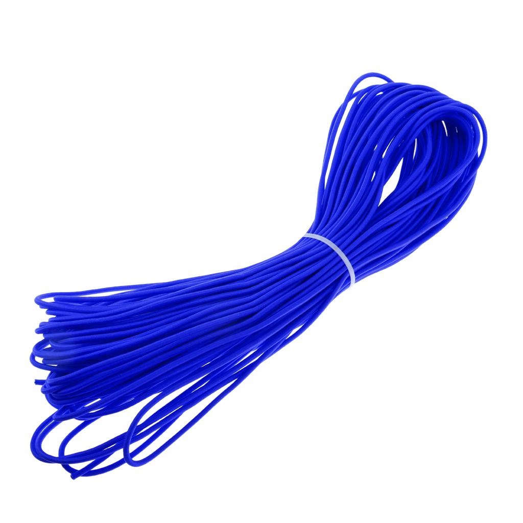 3mm Elastic Bungee Rope Shock Cord Tie Down Boats Trailers Roof Rack 20m