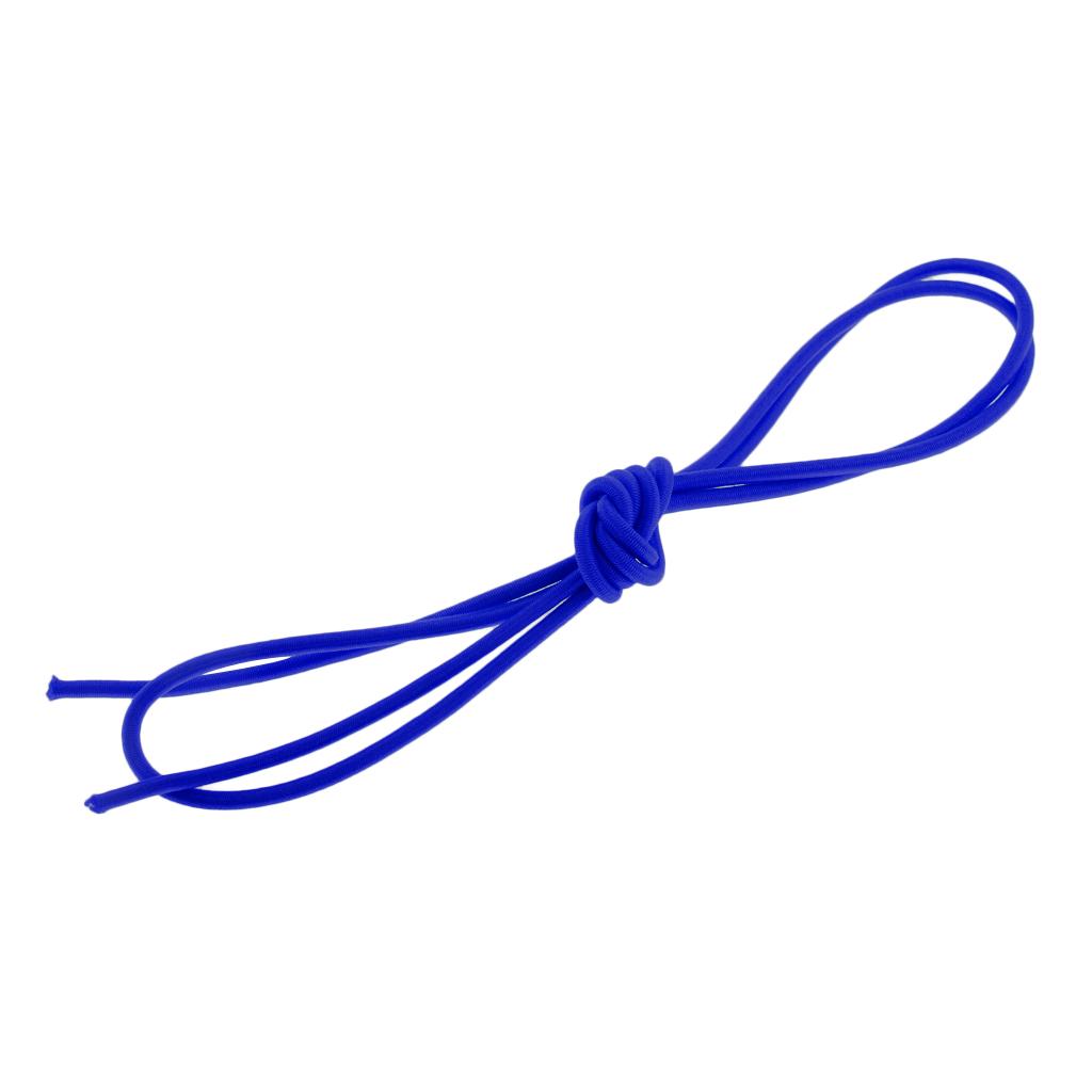 2x3mm Elastic Bungee Rope Shock Cord Tie Down Boats Trailers Roof Rack 2m