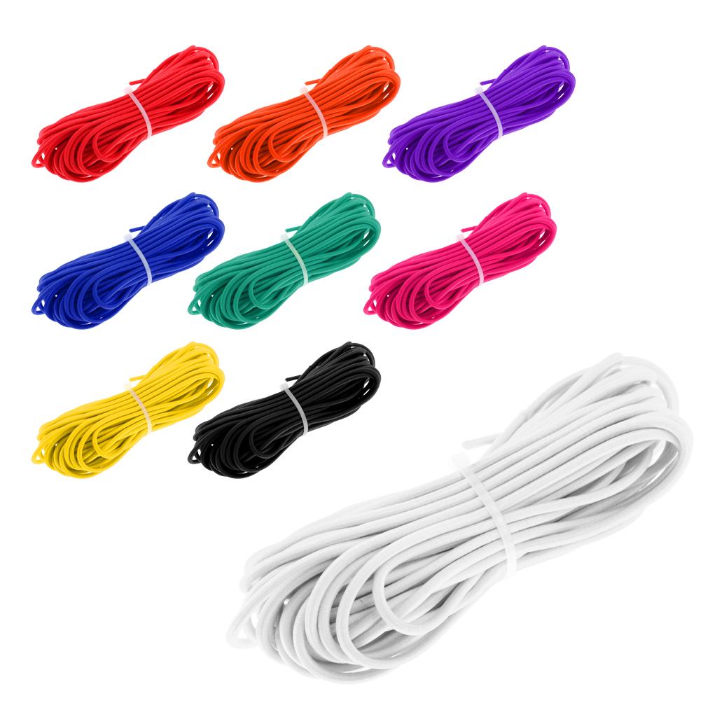 3mm Red Elastic Bungee Rope Shock Cord Tie Down Boats Trailers Kayak 10m