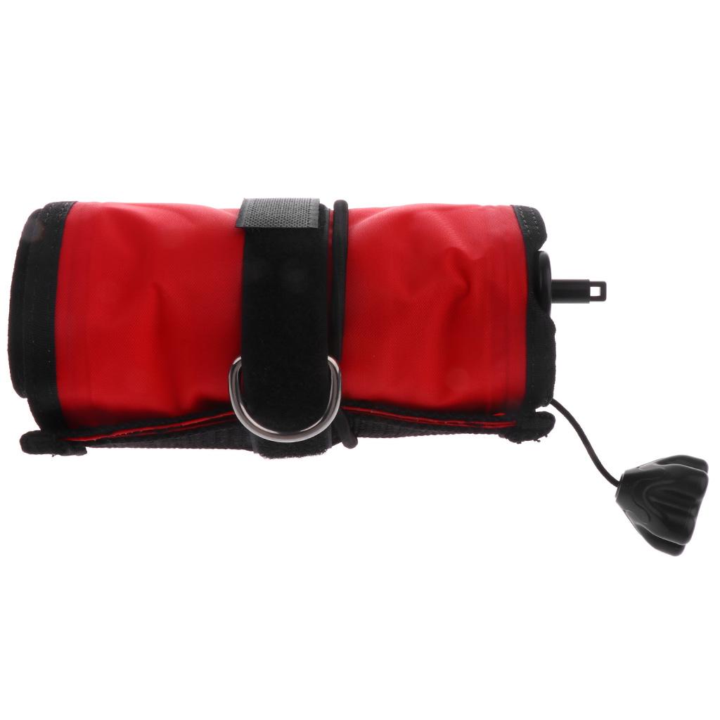 Safety High Visibility Scuba Diver SMB Surface Marker Buoy 5ft Red