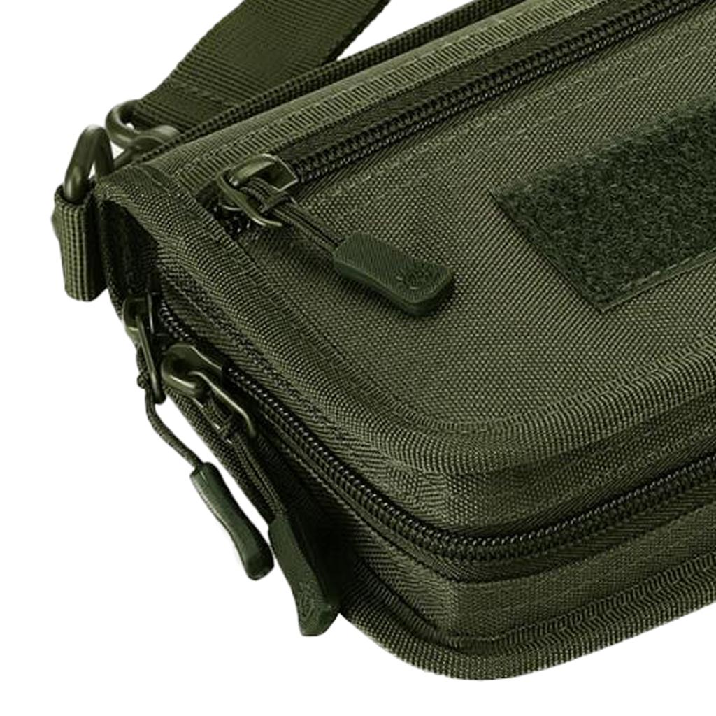 Mens Wallet ID Card Passport Hand Bag 6 Mobile Phone Pouch Army Green"