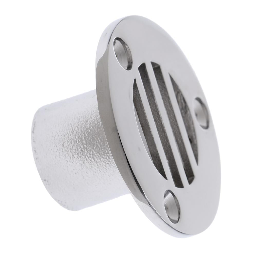 316 Stainless Steel Boat Yacht Deck Drain Scupper 45 x 25mm