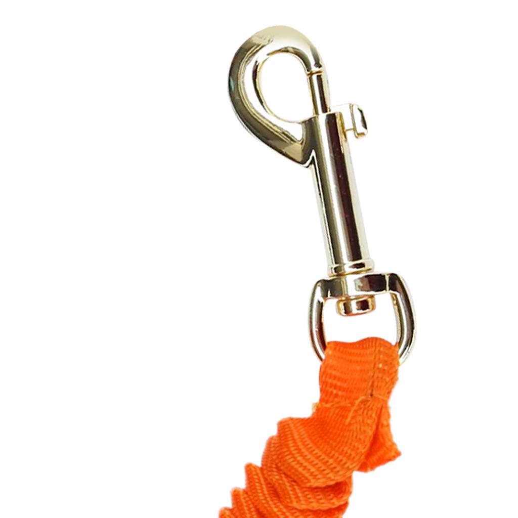 Paddle Leash Fishing Rod Safety Cord Tether Hook for Kayak Canoe Boat Orange