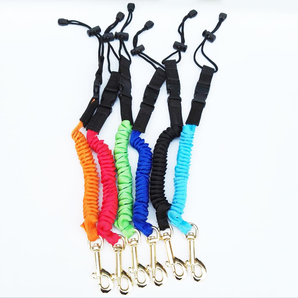 Paddle Leash Fishing Rod Safety Cord Tether Hook for Kayak Canoe Boat Orange